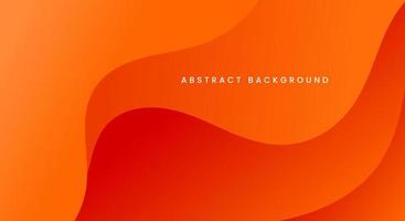 Simple gradient orange background vector