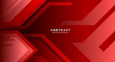 Modern red tech background vector