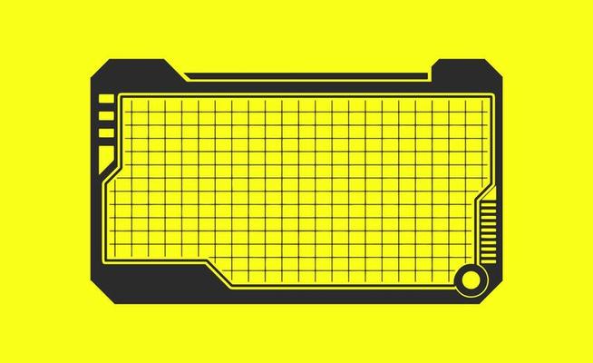 futuristic scfi cyber frame border minimalist design