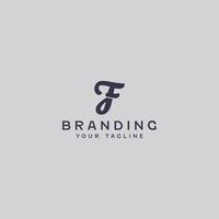 Letter F Logo Design Template vector