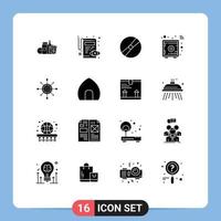 Stock Vector Icon Pack of 16 Line Signs and Symbols for safe box business tools view smart pokeball Editable Vector Design Elements