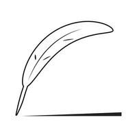 feather pen Vector