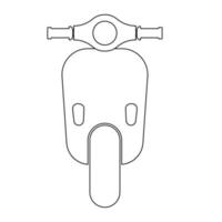 vector de icono de scooter