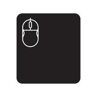 mouse pad icon vector