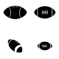 american football icon vector