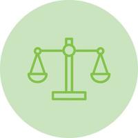 Justice Scale Vector Icon