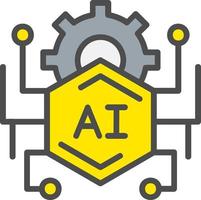 Artificial Intelligence Vector Icon
