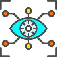 Cyber Eye Vector Icon