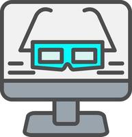 Glasses Vector Icon