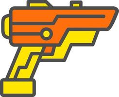 icono de vector de pistola