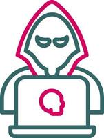 icono de vector de hacker