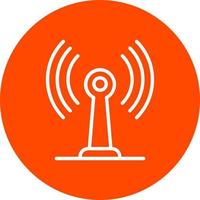 icono de vector de antena de radio