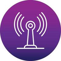 Radio Antenna Vector Icon