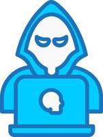 icono de vector de hacker