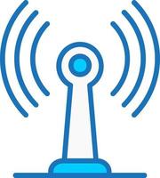 Radio Antenna Vector Icon