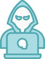 icono de vector de hacker