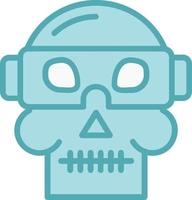 icono de vector de calavera