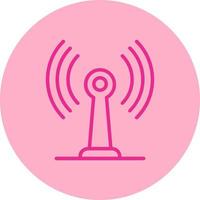 icono de vector de antena de radio