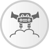 Flying Car Vector Icon