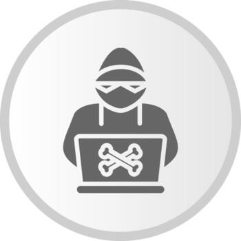 icono de vector de hacker