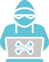 icono de vector de hacker