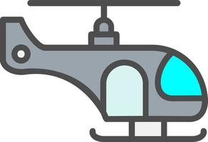 Helicopter Vector Icon