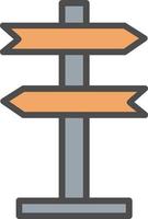 Direction sign Vector Icon