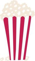 Sweet popcorn illustration vector