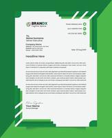 Letterhead design template vector