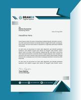 Super business letterhead design vector