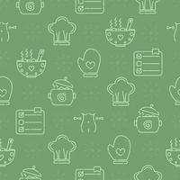 Diet items, seamless pattern vector