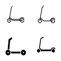 vector de icono de scooter