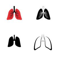 lungs icon vektor vector