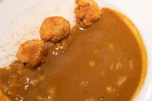 Japanese Curry is a traditional Japanese food with a unique flavor and delicious taste. photo