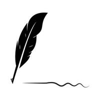 feather pen Vector