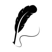 feather pen Vector