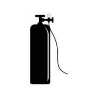 Oxygen Cylinder icon vector