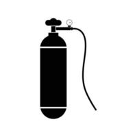 Oxygen Cylinder icon vector