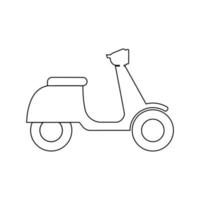 Scooter icon vector