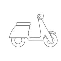 Scooter icon vector