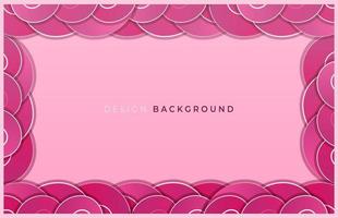 abstract pink spiral shapes magenta background design vector