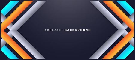 Trendy modern abstract background in bold colors vector