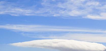 Image of a partly cloudy and partly clear sky during the day photo