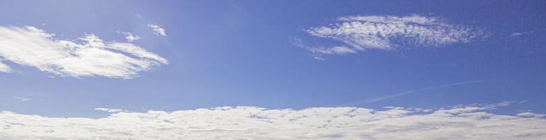 Image of a partly cloudy and partly clear sky during the day photo