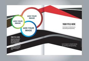 Professional business flyer, corporate brochure design template vector