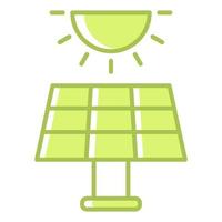 Panel solar icon, suitable for a wide range of digital creative projects. vector