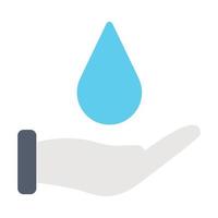 Save water icon, suitable for a wide range of digital creative projects. vector