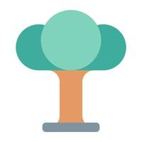 icono de árbol, adecuado para una amplia gama de proyectos creativos digitales. vector