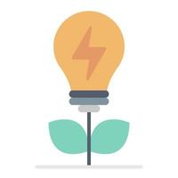 energy saving icon, suitable for a wide range of digital creative projects. vector