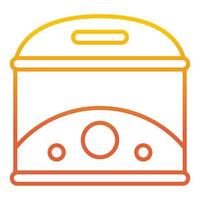 Fryer icon, suitable for a wide range of digital creative projects. vector